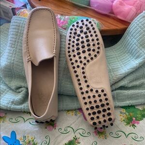 Women's Cream Loafers